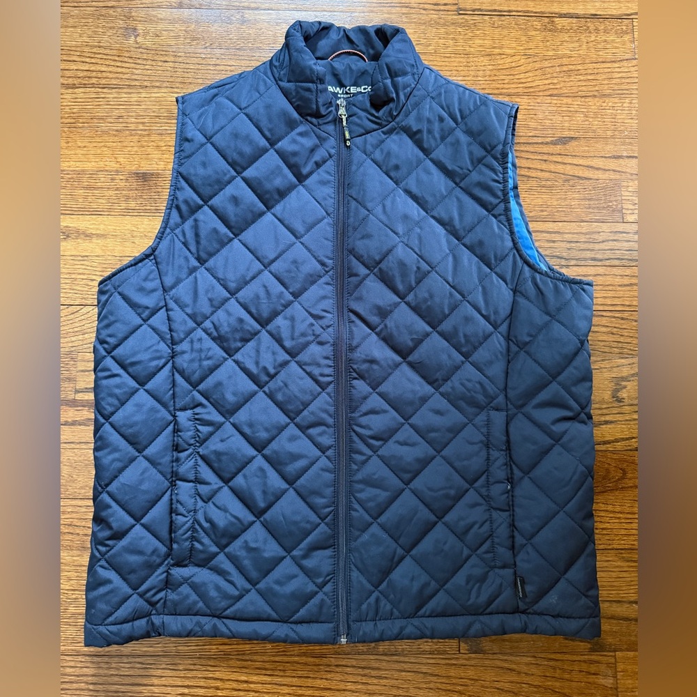 Hawke & Co Dark Blue Quilted Vest